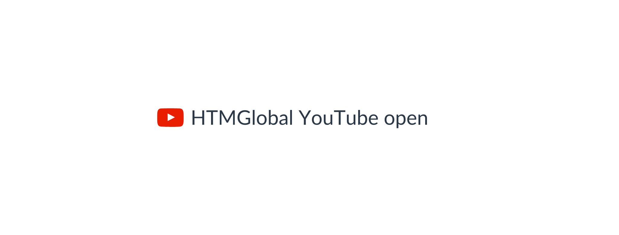 HTMGlobal YouTube open